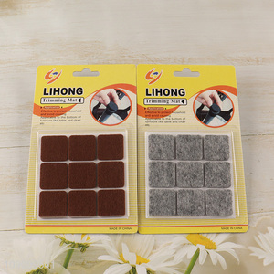 Good Quality 9PCS 3X3CM Non-Slip Non-Woven Furniture Pads Floor Protectors