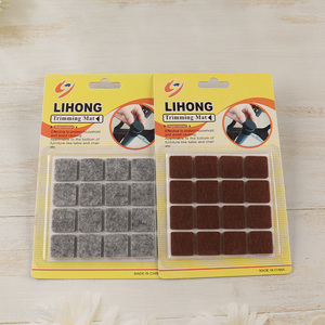 New Product 16PCS 2X2CM Non-Slip Non-Woven Furniture Pads Floor Protectors