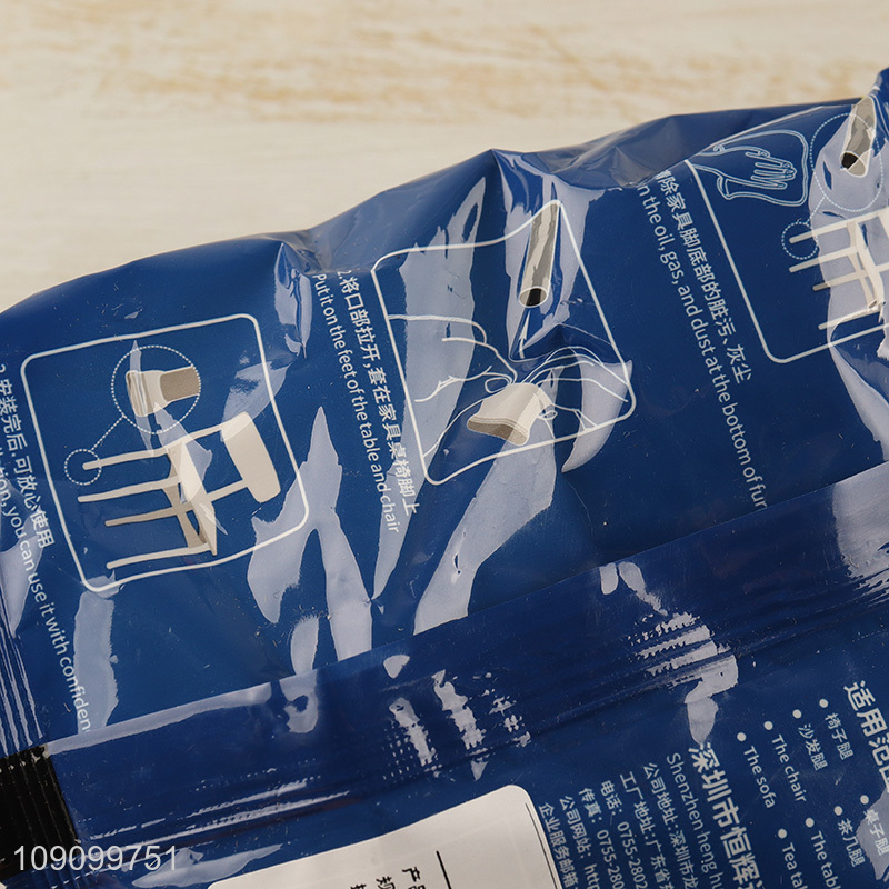 High Quality Non Slip Chair Leg Floor Protectors for Wood Tile Floors