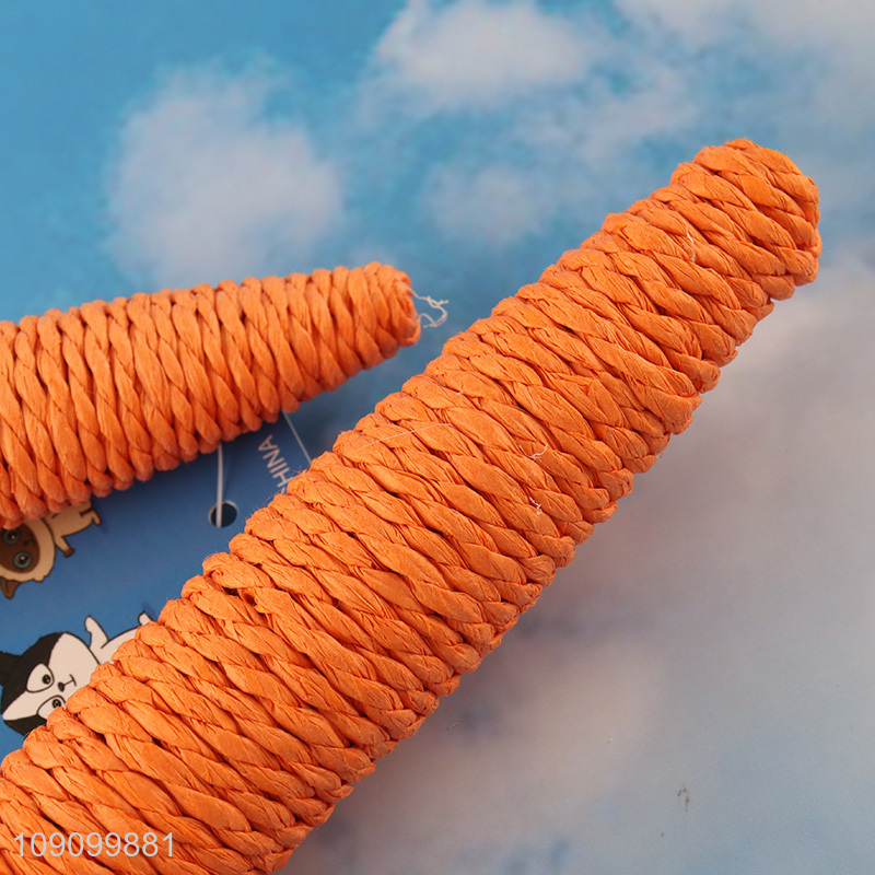 Good Quality 2PCS Carrot Shaped Scratch Resistant Cat Teething Toys