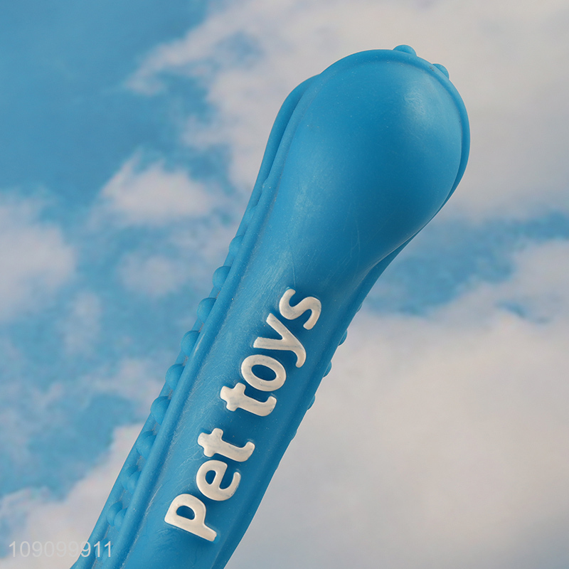 Online Wholesale Squeaky Dog Toy Bone Shaped Puppy Toy for Teething