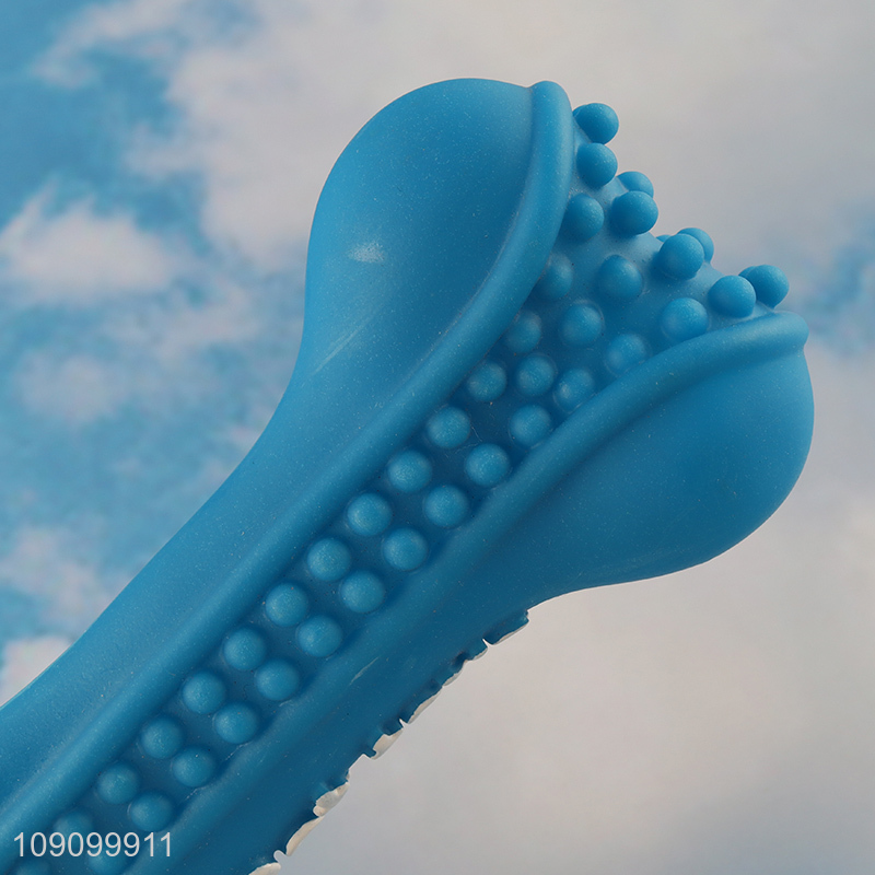 Online Wholesale Squeaky Dog Toy Bone Shaped Puppy Toy for Teething