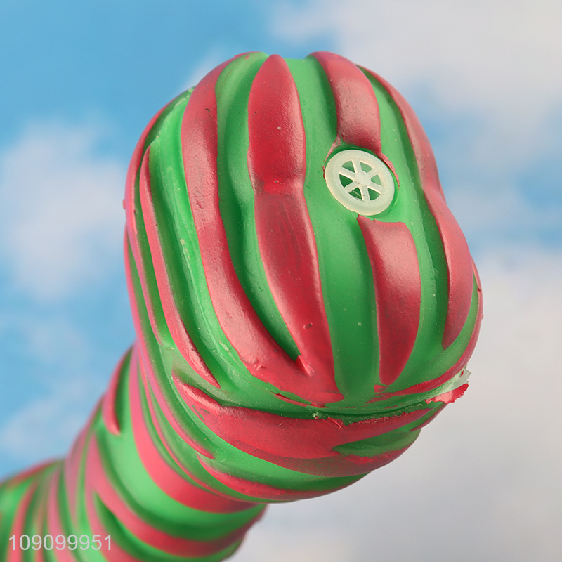 Wholesale Pet Dog Squeaky Toy Bone Shaped Dog Teething Training Toy