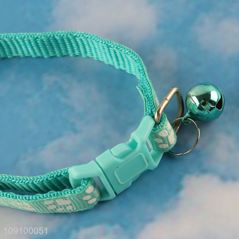 Factory Direct Sale Adjustable Quick Rlease Cat Collar with Bell