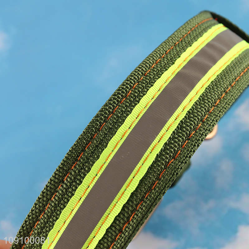 Factory Price Reflective Dog Collar Adjustable Breathable Pet Collar