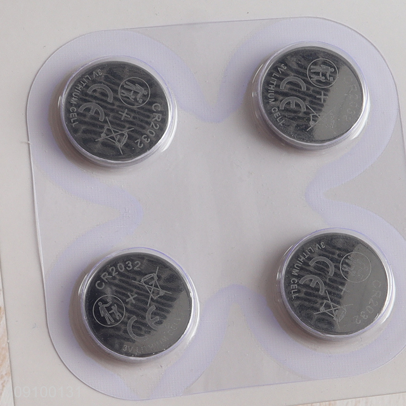 Popular products 4pcs multi-purpose CR2032 button battery set