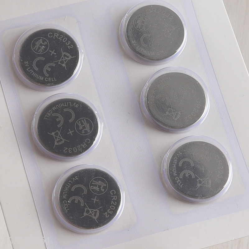 Good quality 6pcs multi-purpose CR2032 button battery watch batteries