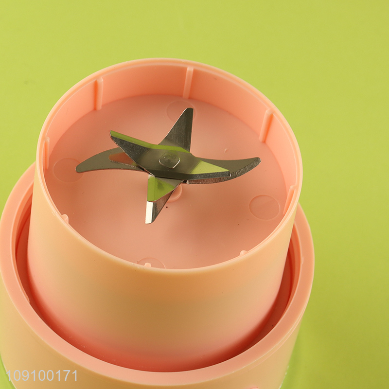 Good Quality 6-Blade Electric Juicer Cup USB Rechargeable Juice Blender