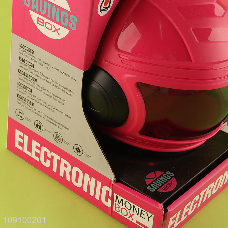 High Quality Helmet Piggy Banks Electronic Password Code Money Banks