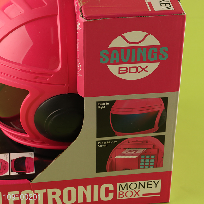 High Quality Helmet Piggy Banks Electronic Password Code Money Banks