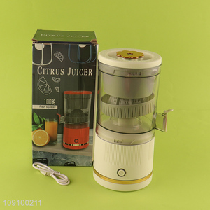 New Product Portable Electric Citrus Juicer USB Rechargeable Cordless Juicer