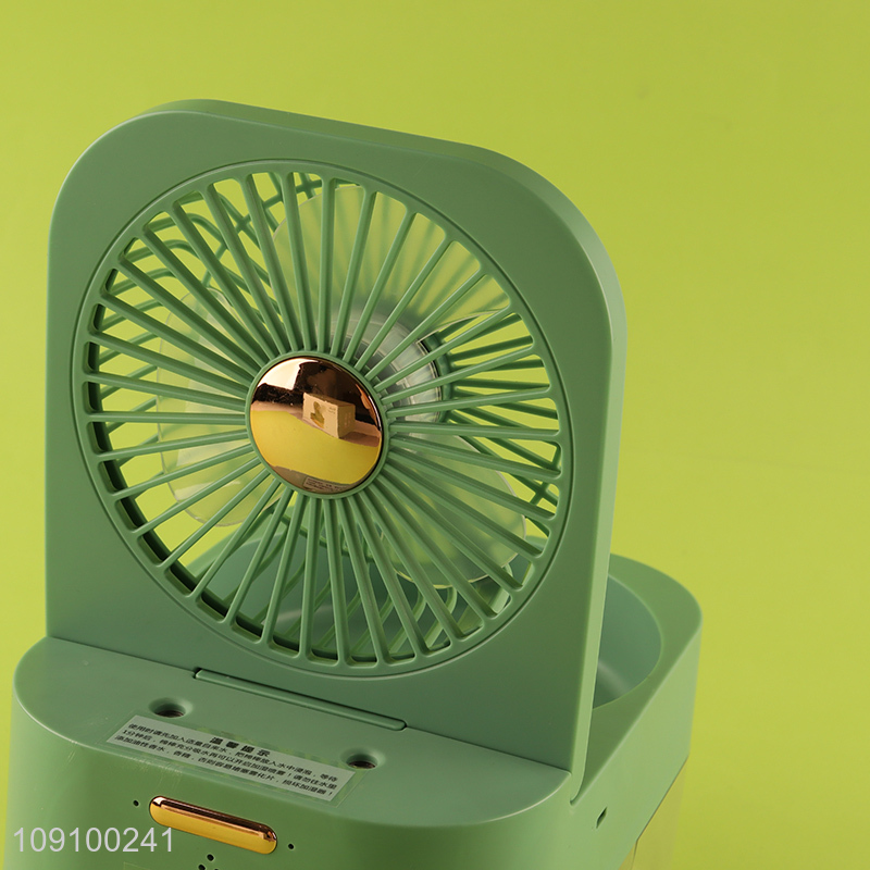 High Quality Portable Misting Fan Desk Mist Fan with Night Light