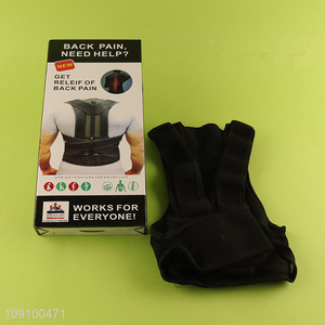 Wholesale Adjustable Back Brace Comfortable Posture Corrector for Pain Relief