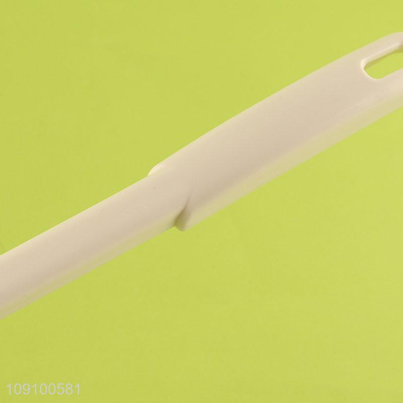 Wholesale Toilet Bowl Brush Under Rim Toilet Brush with Curved Long Handle