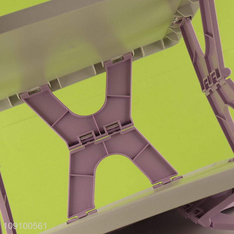 Factory Supply Plastic Shoe Rack 5 Tier Foldable Shoe Rack Organizer