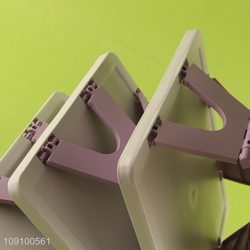 Factory Supply Plastic Shoe Rack 5 Tier Foldable Shoe Rack Organizer