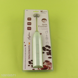 New Product 3-Speed Battery Operated Electric Handheld Milk Frother