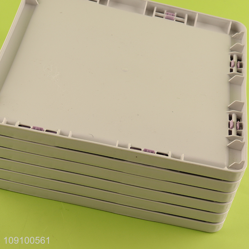 Factory Supply Plastic Shoe Rack 5 Tier Foldable Shoe Rack Organizer