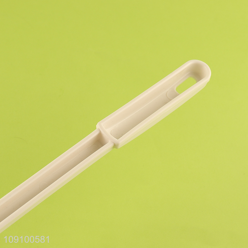 Wholesale Toilet Bowl Brush Under Rim Toilet Brush with Curved Long Handle