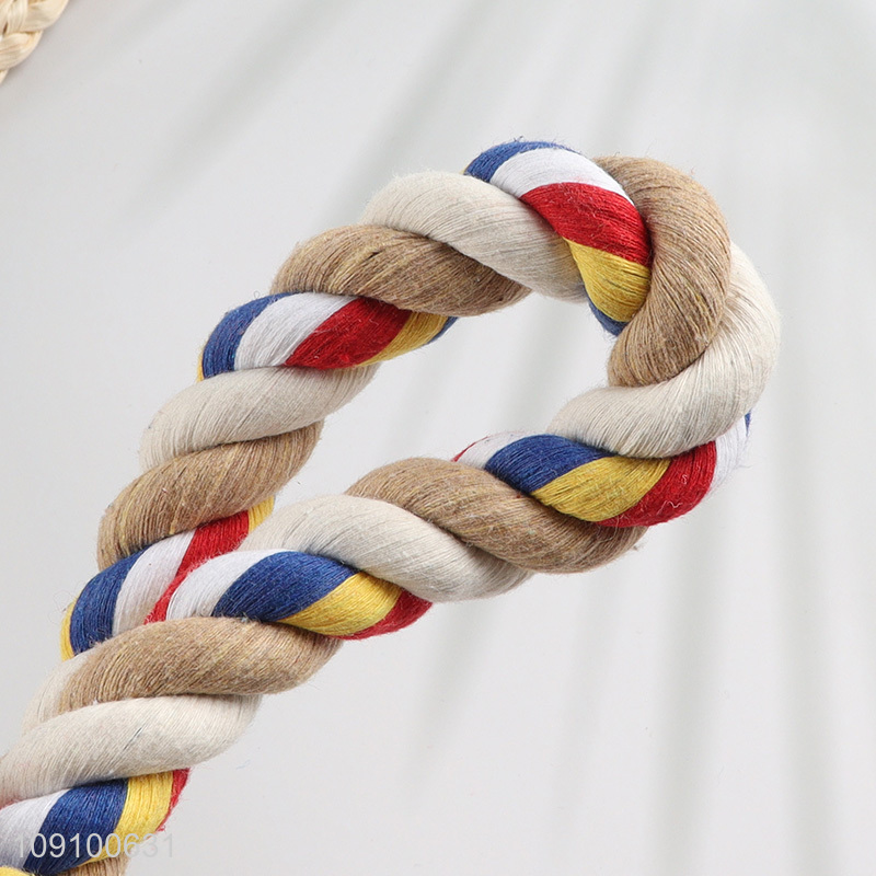 Good selling bite-resistant pet chew toys teeth cleaning cotton rope toys