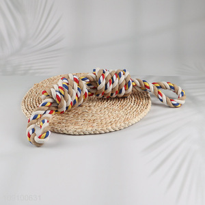 Good selling bite-resistant pet chew toys teeth cleaning cotton rope toys