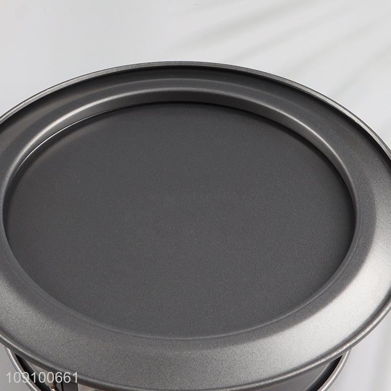Top selling round non-stick food grade baking pan with tray