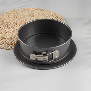 Top selling round non-stick food grade baking pan with tray