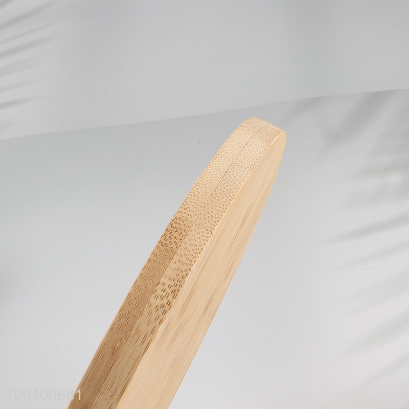 Factory price bamboo round fruit plate snack plate for sale