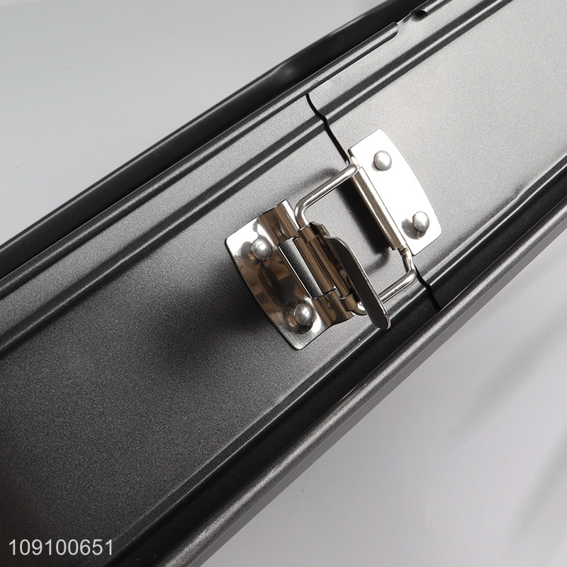 Good quality black non-stick rectangle baking pan with tray