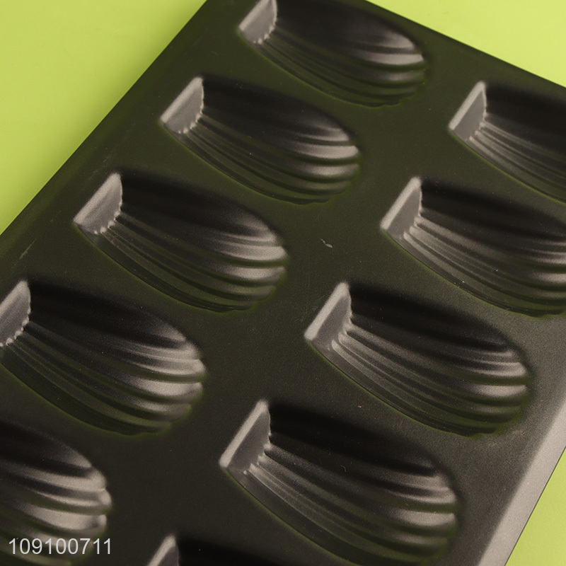 Factory Supply 12-Cavity Shell Cake Pan Nonstick Bakeware for Oven