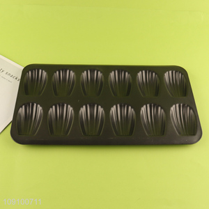 Factory Supply 12-Cavity Shell Cake Pan Nonstick Bakeware for Oven