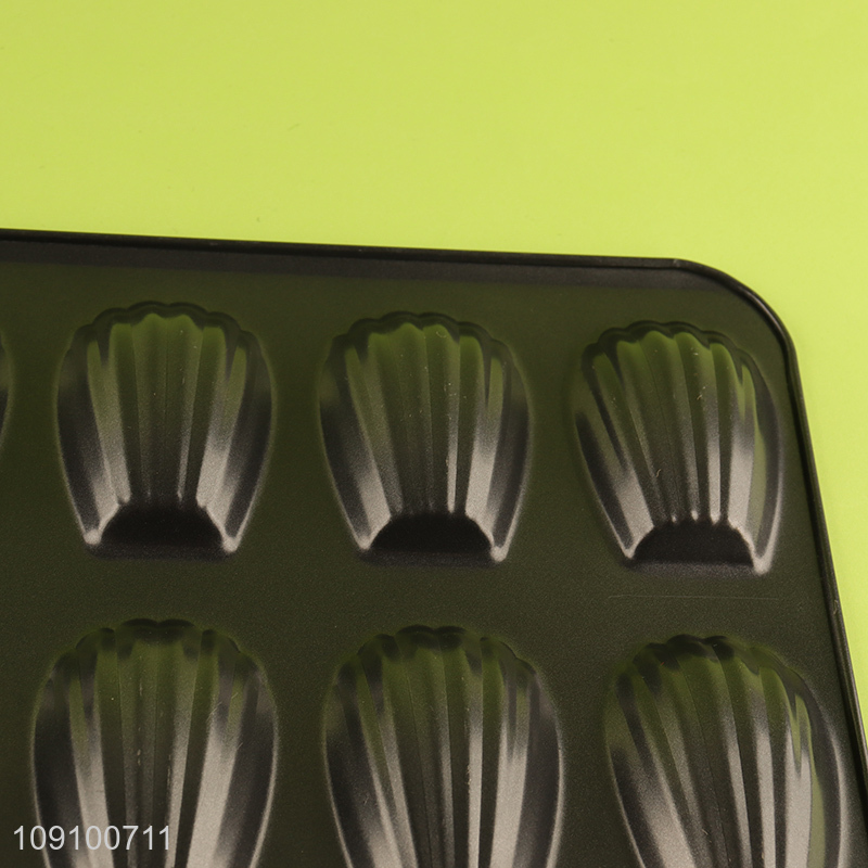 Factory Supply 12-Cavity Shell Cake Pan Nonstick Bakeware for Oven