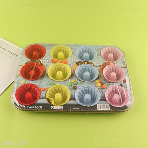 Wholesale Non-Stick Bakeware Set with Muffin Pan & 12 Silicone Cupcake Baking Cups