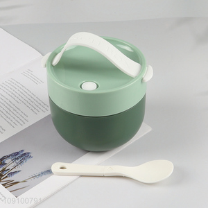 Hot Products Microwavable Leak Proof Portable Thermal Lunch Box With Spoon