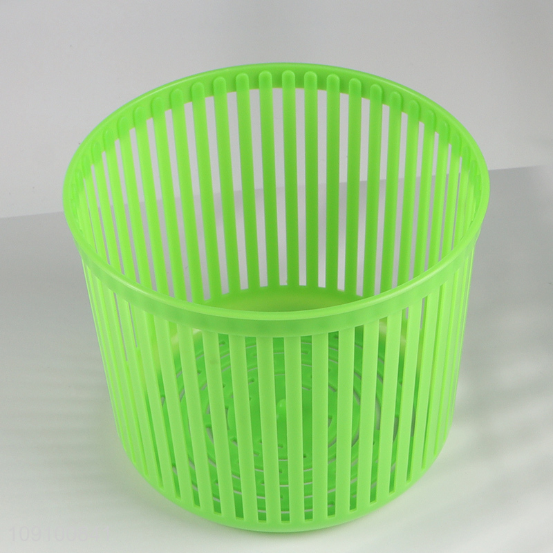 China supplier kitchen gadget vegetable fruits drain basket with handle