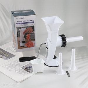 Popular products manual mincer meat machine for kitchen tool