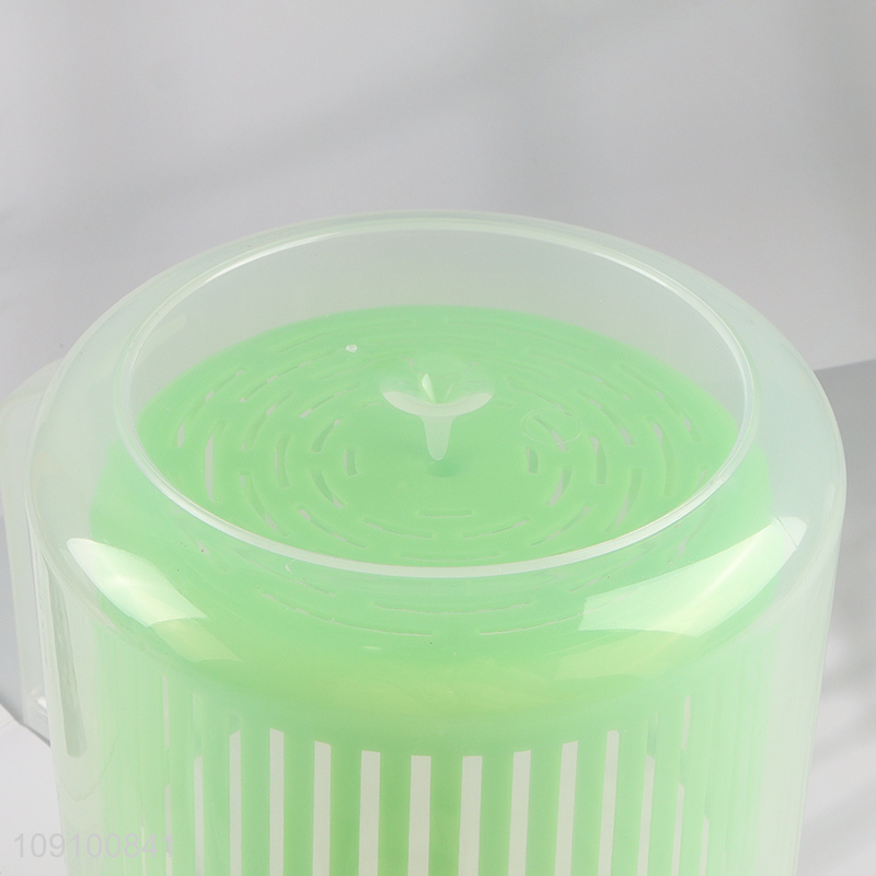 China supplier kitchen gadget vegetable fruits drain basket with handle