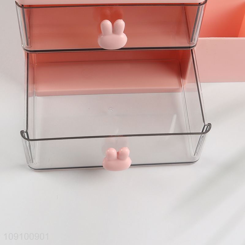 Good selling household plastic desktop storage drawer for jewelry