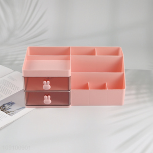 Good selling household plastic desktop storage drawer for jewelry