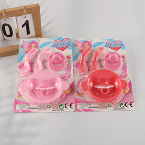 New Arrival Kids Pretend Play Kitchen Toys Dinnerware Set Toys