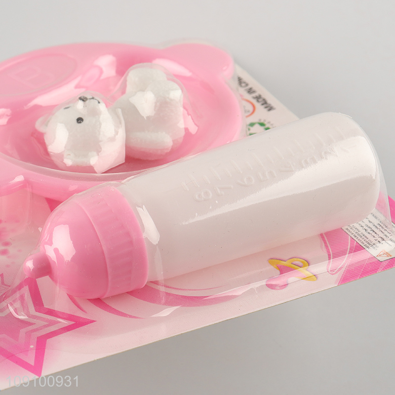 Good Quality Kids Pretend Play Kitchen Toys Feeding Set Toys