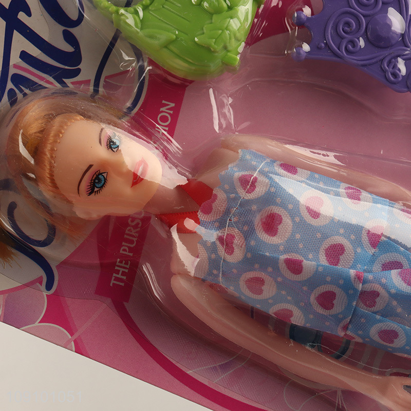 Factory Price Dress-Up Doll Set Pretend Play Toys for Kids Girls