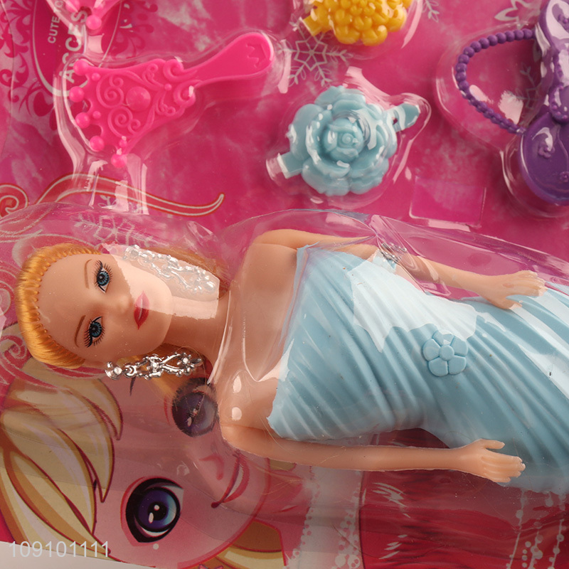 Factory Supply Dress-Up Doll Set Pretend Play Beauty Toys Set