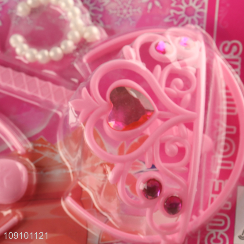 New Product Pretend Play Princess Dress Up Toys Set for Girls