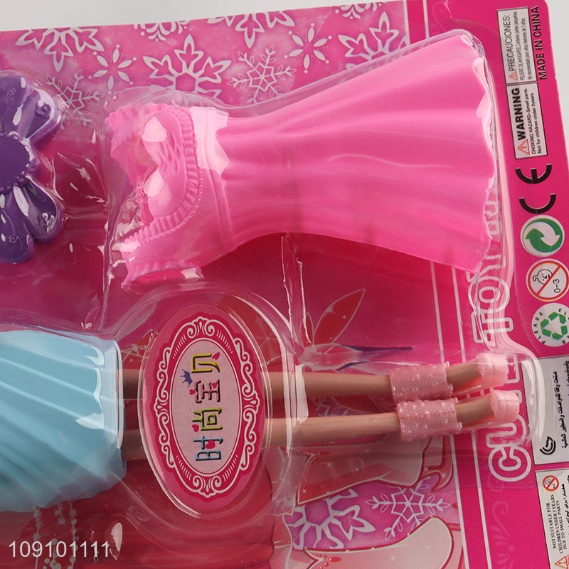 Factory Supply Dress-Up Doll Set Pretend Play Beauty Toys Set