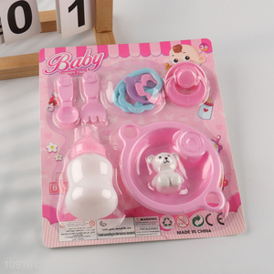 Hot Selling Kids Pretend Play Kitchen Toys Feeding Set Toys