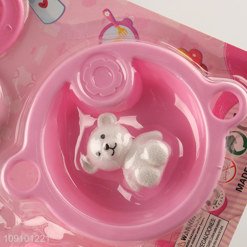 Hot Selling Kids Pretend Play Kitchen Toys Feeding Set Toys