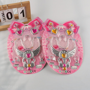 Good Quality Girls Pretend Play Make-Up Toy Set Fashion Jewelry Set