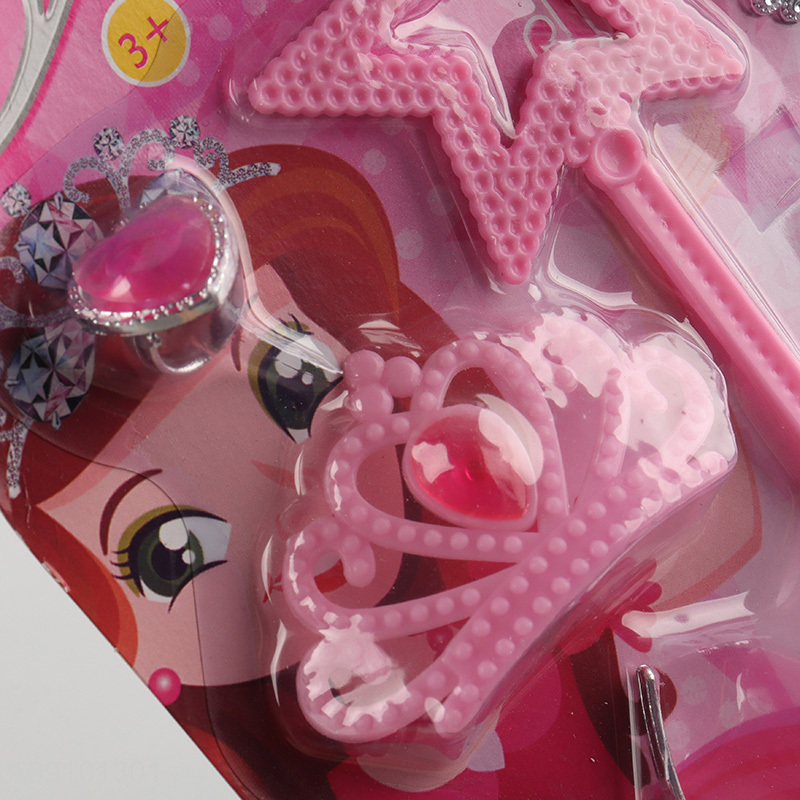 Good Quality Kids Girls Pretend Play Princess Dress Up Toys Set