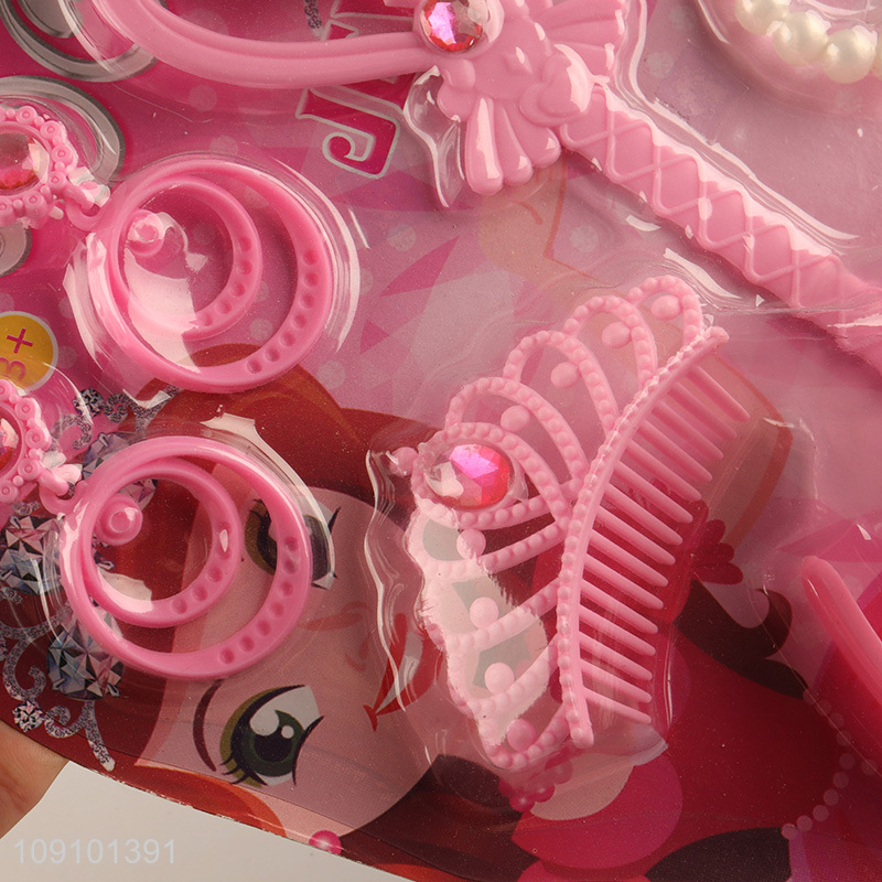 Good Quality Pretend Play Princess Dress Up Toys Set for Girls